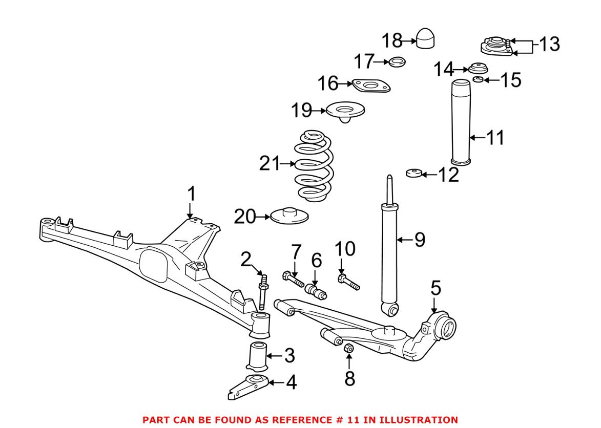 BMW Shock Absorber Boot - Rear 33522225911